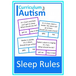 Sleep Rules & Routines Life Skills Cards